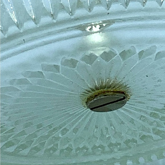 Vintage Pressed Glass Two Tiered Bowls - Picture 10 of 10